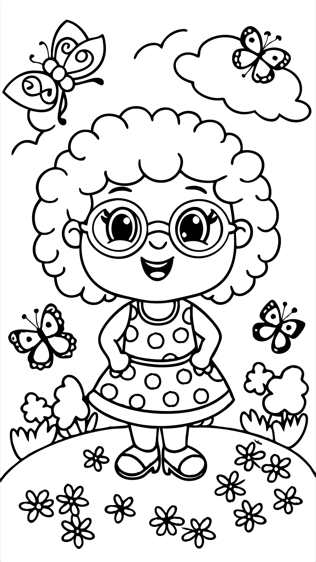 sally coloring page